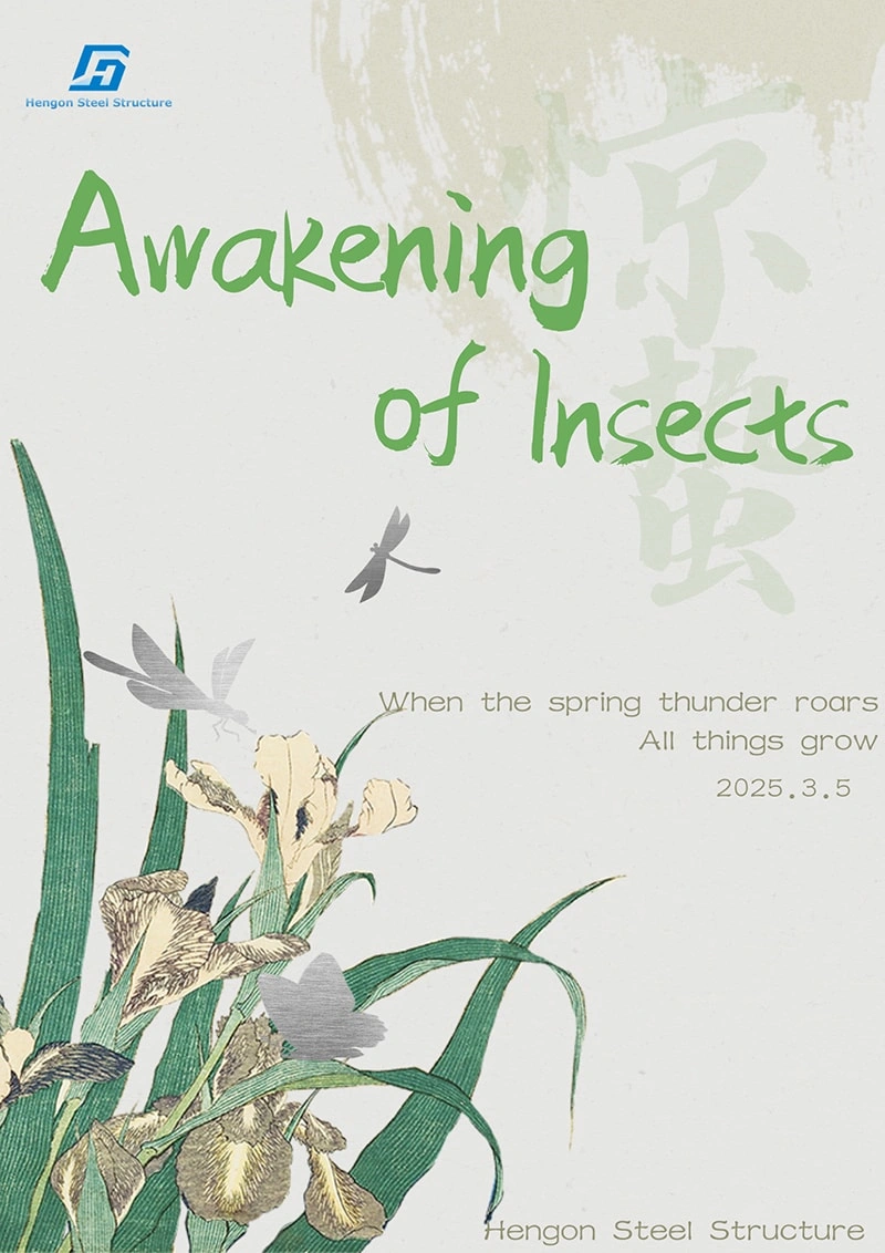 Spring thunder rolls, insects awake