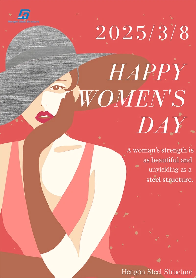 A woman's strength is as beautiful and unyielding as a steel structure