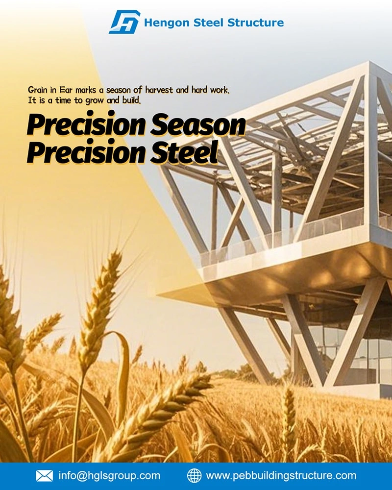 Grain in Ear: A Season to Sow, A Time to Build — with Hengon Steel Structure Grain in Ear: A Season to Sow, A Time to Build — with Hengon Steel Structure