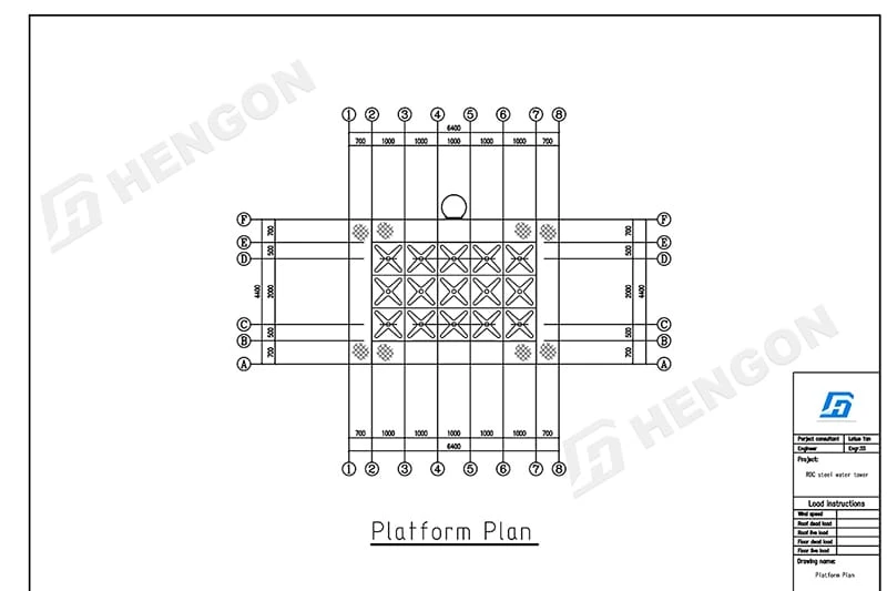 Democratic Republic of Congo - Hot-Dip Galvanized Water Tank